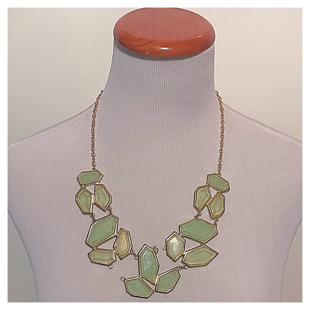 NWT {Sparkling Sage} Statement Necklace